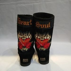 Koolaburra Black Suede Boots